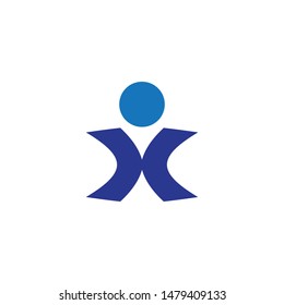 People log template vector icon design