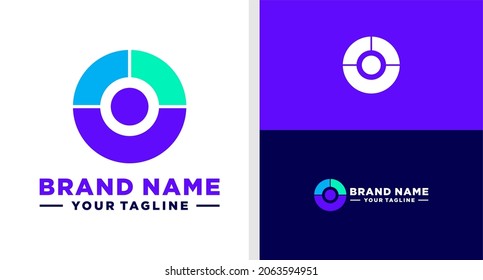 PEOPLE LOGO ANALYTIC CIRCLE SHAPE EDITABLE