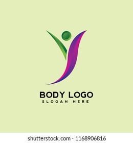 People Logo Creative Template Sign Vector