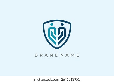 People Logo design. Education and empowerment logo icon vector template.
