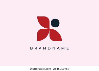  People Logo design. Education and empowerment logo icon vector template.