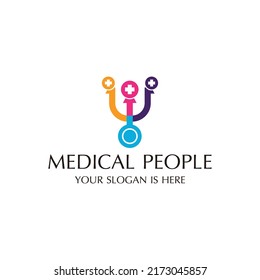 People logo design icon template