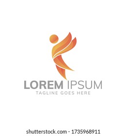 people logo design, modern people logo