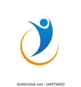 people logo design modern template
