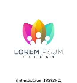 people logo design ready to use
