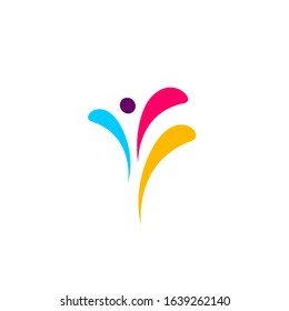 people logo design simple modern