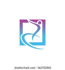 People Logo Design Template