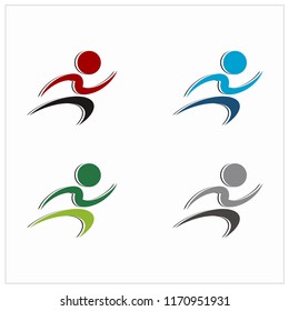people logo design vector