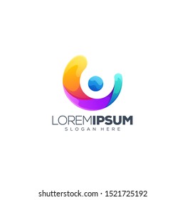 people logo design vector illustration