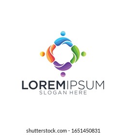 ilustración vectorial del logotipo de la gente