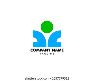 People logo design vector illustration