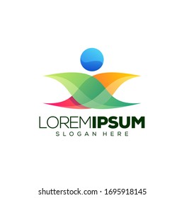 people logo design vector illustration