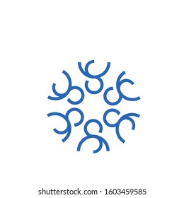 people logo design vector template sign icon