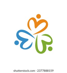 People Logo Design Vector Template