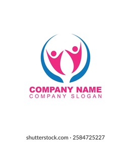 People logo design vector template