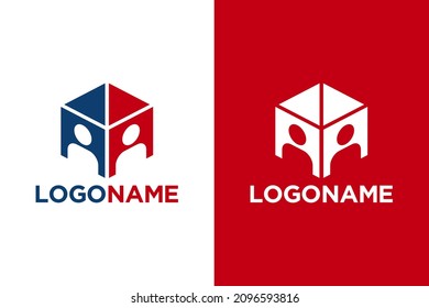 People logo design. Very suitable various business purposes also for symbol, logo, company name, brand name, icon and many more.