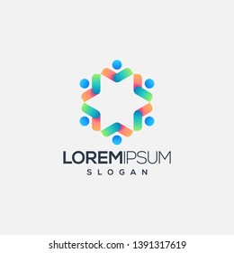 people logo design,vector,illustration ready to use