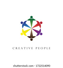 People Logo Icon Design Group Social
