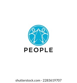 Vector de iconos de logotipo de personas