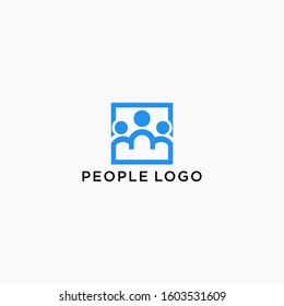 people logo icon simple premium