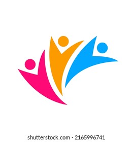 people logo icon simple vector illustration