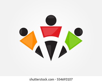 people, logo, icon, vector illustration eps10