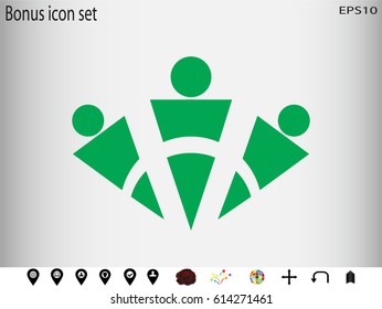 people, logo, icon, vector illustration eps10