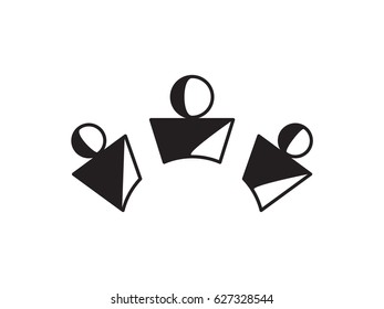people, logo, icon, vector illustration eps10