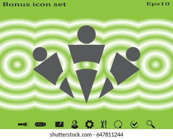 people, logo, icon, vector illustration eps10