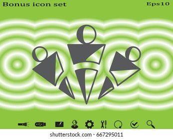 people, logo, icon, vector illustration eps10