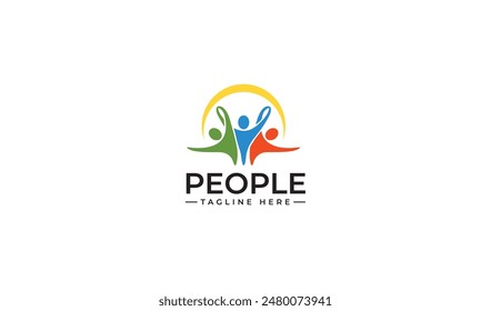 People logo icon vector image