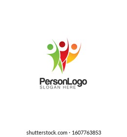 People Logo and Icon Vector Template