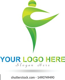 People logo icon vector in white background
