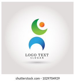 People Logo. Symbol and Icon Vector Template