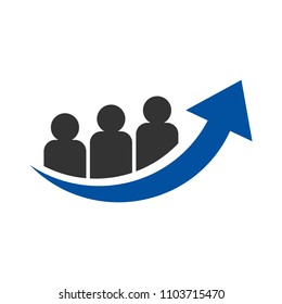 People logo. team icon. partner symbol. Vector eps 08.