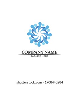 Logo für Menschen, Team, Succes People Work, Group and Community, Group Company and Business Logo, Vektorgrafik und Design Pflege, Familiensymbol Succes Logo
