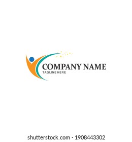 People logo, Team, Succes people work, Group and Community, Group Company and Business logo vector and design Care, Family icon Succes logo