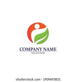 People logo, Team, Succes people work, Group and Community, Group Company and Business logo vector and design Care, Family icon Succes logo