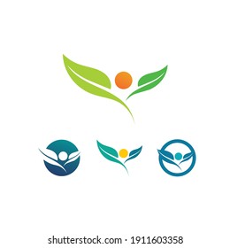 People logo, Team, Succes people work, Group and Community, Group Company and Business logo vector and design Care, Family icon Succes logo
