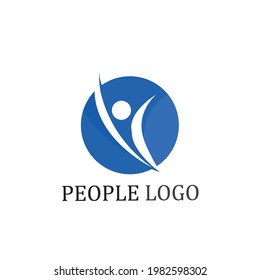 People logo, Team, Succes people work, Group and Community, Group Company and Business logo vector and design Care, Family icon Succes logo