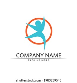 People logo, Team, Succes people work, Group and Community, Group Company and Business logo vector and design Care, Family icon Succes logo