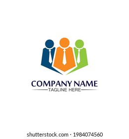 People logo, Team, Succes people work, Group and Community, Group Company and Business logo vector and design Care, Family icon Succes logo