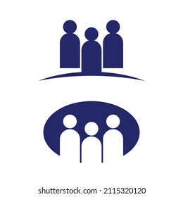 People logo, Team, Succes people work, Group and Community, Group Company and Business logo vector and design Care, Family icon Succes logo
