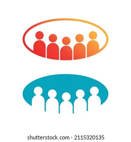 People logo, Team, Succes people work, Group and Community, Group Company and Business logo vector and design Care, Family icon Succes logo