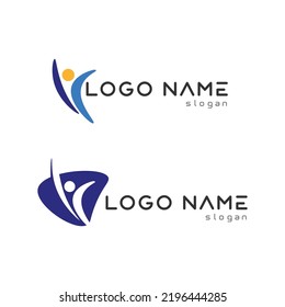 People logo, Team, Succes people work, Group and Community, Group Company and Business logo vector and design Care, Family icon Succes logo