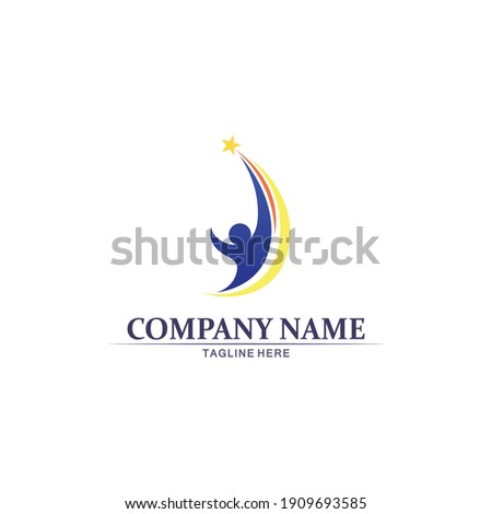People logo, Team, Succes people work, Group and Community, Group Company and Business logo vector and design Care, Family icon Succes logo