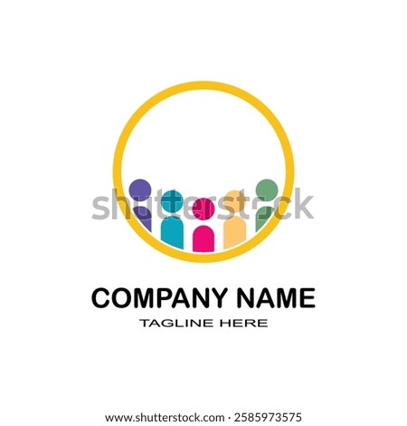 People logo  Team  Succes people work  Group and Community  Group Company and Business logo vector and design Care  Family icon Succes logo