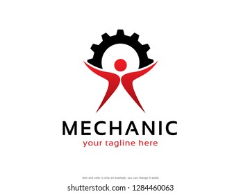 People Logo Template Design Vector, Emblem, Concept Design, Creative Symbol, Icon
