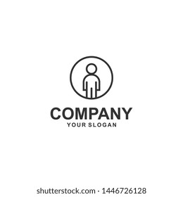 people logo template design vector