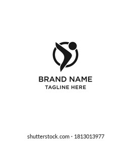 People logo template design Vector illustration 